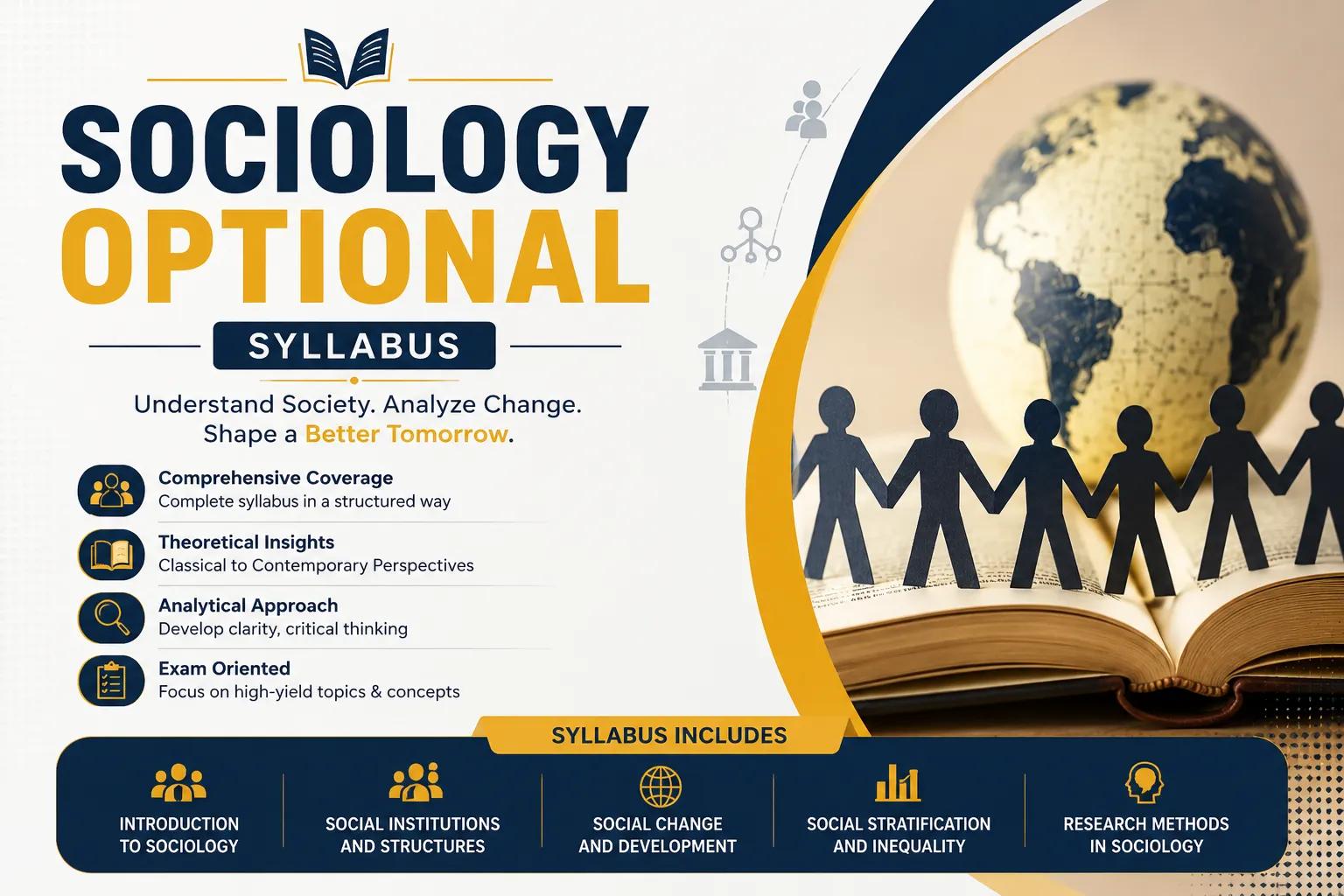 Key Components of the Sociology Optional Syllabus for Aspiring Scholars